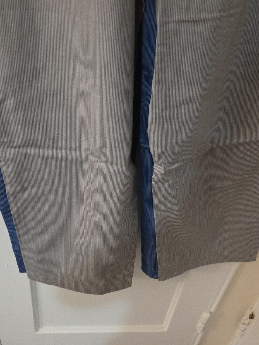 2 Pair Sonoma Pinstripe Drawstring Pajama Pants in Blue and Gray, Mens Large NWT - Picture 11 of 16